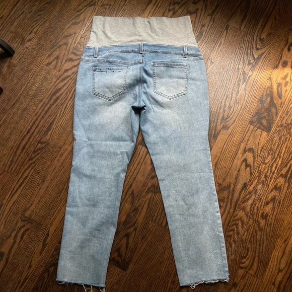 Women's Thyme Maternity Jeans Size L Blue - Picture 7 of 7